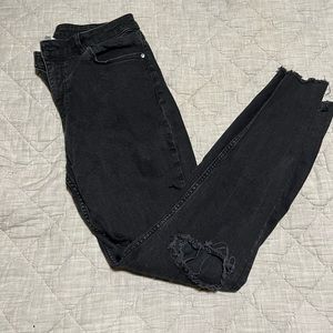 Divided brand black skinny holy jeans